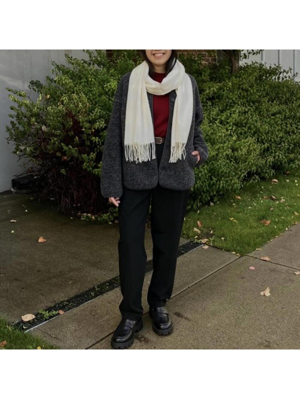 Uniqlo HEATTECH Scarf NWT Off White Unisex One Size